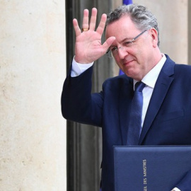 Richard Ferrand entrando al palacio del Elyseo francés en una imagen de archivo. REUTERS