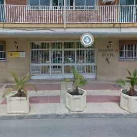 Fachada de la Comandancia de la Guardia Civil en Murcia. / Google Maps
