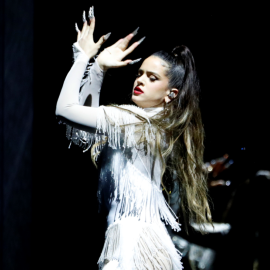 Rosalía a la cerimònia dels Grammy a Los Angeles, el 27 de gener del 2020