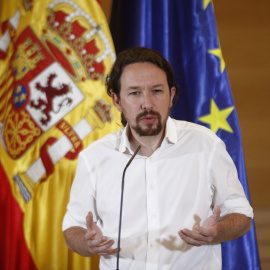 Pablo Iglesias, en rueda de prensa el pasado 11 de junio. / Eduardo Parra, EUROPA PRESS