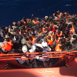 Cerca de 92 migrantes han sido rescatados en Motril./EUROPA PRESS