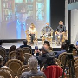 Puigdemont fa bandera de la "confrontació intel·ligent", a la presentació del seu nou llibre 'La lluita a l'exili'