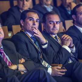 El secretario de Estado de Seguridad, José Antonio Nieto (2i), durante el XI Congreso Nacional del Sindicato Unificado de Policía (SUP). EFE/Ismael Herrero