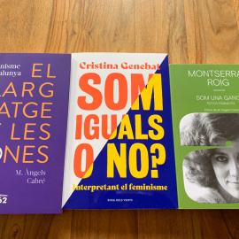 Portades de tres nous llibres sobre feminisme.