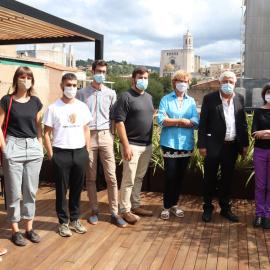 Els guanyadors dels premis literaris de Girona 2020 el 22 de setembre de 2020. ACN/Aleix Freixas