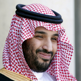 El príncipe heredero saudí Mohammed bin Salman a su llegada al Palacio Elíseo en París REUTERS/Charles Platiau