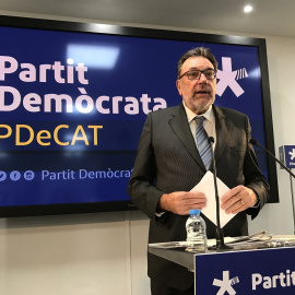 El portavoz de PDeCAT en el Senado, Josep Lluís Cleries. E.P.