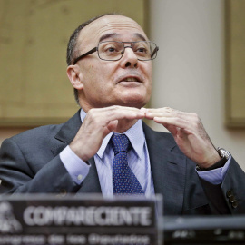 El gobernador del Banco de españa, Luis María Linde, en una comparecencia parlamentaria. EFE