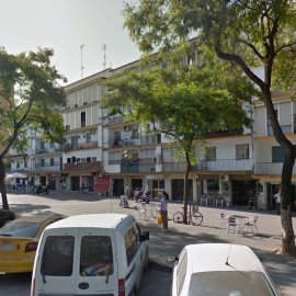 Calle Gorrión en el barrio sevillano de los pajaritos.