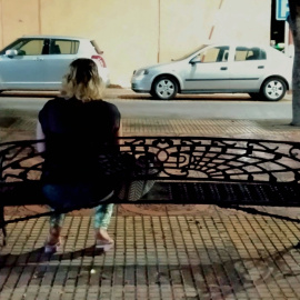 Lamya sale todas las noches para ejercer la prostitución en Melilla como única fuente de ingresos.- ROSA SOTO