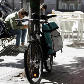 Bicicleta de reparto. EFE