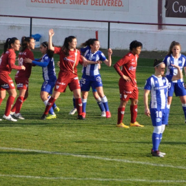 Imagen de archivo de un partido de fútbol.
