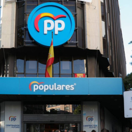 Sede del PP en la calle Génova de Madrid. / Jesús Hellín/Europa Press