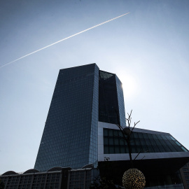 La sede del BCE en Fráncfort. AFP/Daniel Roland