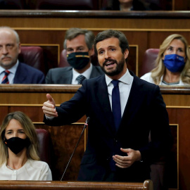 El presidente del partido popular, Pablo Casado. - EFE