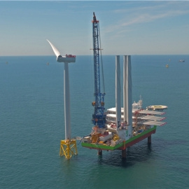 Construcción de East Anglia One.