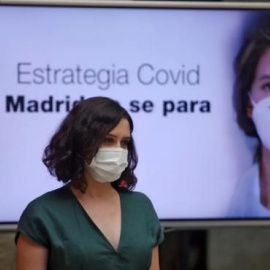 Isabel Díaz Ayuso, presidenta de la Comunidad de Madrid, con mascarilla / EP