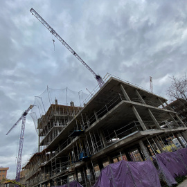 Edificio de viviendas en construcción en Madrid. E.P.