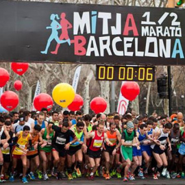 Imagen de archivo de la maratón de Barcelona.