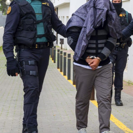 Imagen de archivo de la detención de un presunto yihadista en España. EFE/Sergio G. Cañizares