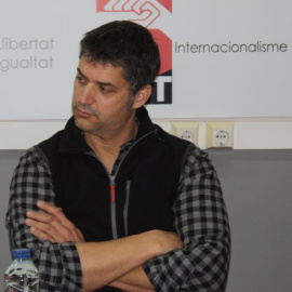Ismael Furió, presidente del comité de empresa de Salvamento Marítimo por la CGT.