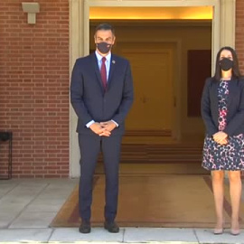 Sánchez se reúne en Moncloa con Arrimadas para sondear su apoyo a los Presupuestos