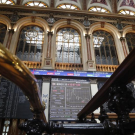 Patio de negociación del IBEX 35.EFE/Javier Lizón