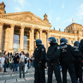 Imagen de este domingo del edificio del Reichstag, la sede del Parlamento alemán, en Berlín / EFE