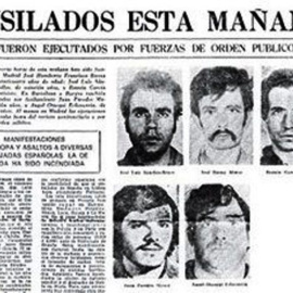 Portada de la prensa de la época.