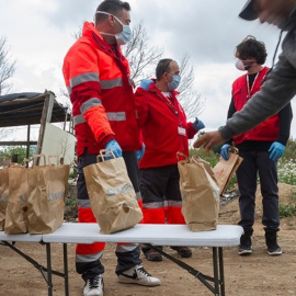 Cruz Roja y el Banco de Alimentos son los principales conectores de la red de distribución del programa.