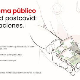 Debate 'El sistema público de salud postcovid: privatizaciones'.