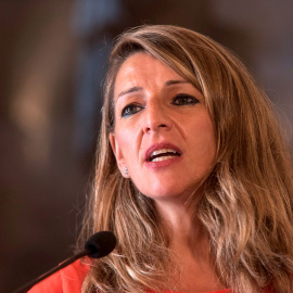 La ministra de Trabajo y Economía Social, Yolanda Díaz, y la presidenta del Govern balear, Francina Armengol, reunidas en Palma este verano. - CAIB/ E.P.