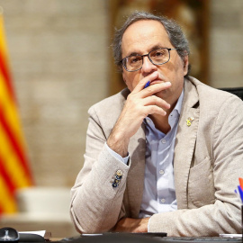 El presidente de la Generalitat, Quim Torra.- EFE/ Quique García
