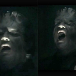 El comisario Villarejo interpretando a Frankenstein en la película 'Aquí huele a muerto...' de Martes y 13