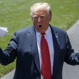 Trump fue que México "está haciendo un muy buen trabajo deteniendo a gente" antes de que alcancen la frontera estadounidense