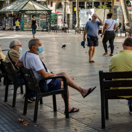 Vista de las Ramblas de Barcelona. | EFE. Enric Fontcuberta/Archivo