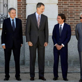 Imagen de archivo de los expresidentes españoles. EFE