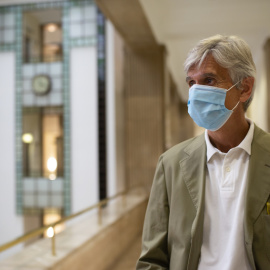 La foto és Josep Maria Argimon en la sede del Institut Català de la Salut. Firma: LAIA ROS