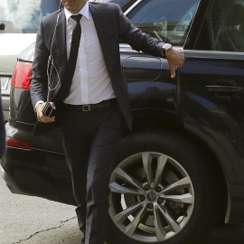 El agente de futbolistas Jorge Mendes a su llegada al Juzgado de Instrucción número 1 de Pozuelo de Alarcón (Madrid). /EFE