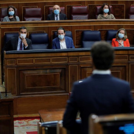 Pedro Sánchez Pablo Casado Congreso