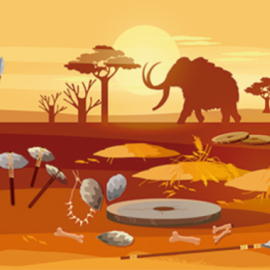 Ilustración sobre la prehistoria. / US