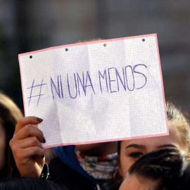 Imagen de archivo de una concentración en Alicante contra la violencia machista. EFE