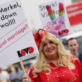Manifestación en Colonia por el matrimonio igualitario.- REUTERS