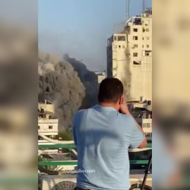 Captura del vídeo de Yousef Alhelou. - TWITTER