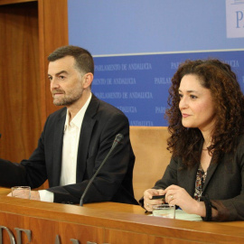 Antonio Maíllo e Inma Nieto. Europa Press