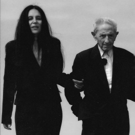 La escritora Carmen Blanco y el intelectual Isaac Díaz Pardo. / C.R.F.