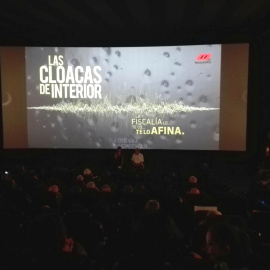 Gran expectación en Madrid en el estreno del documental 'Las Cloacas del Interior'. /PÚBLICO