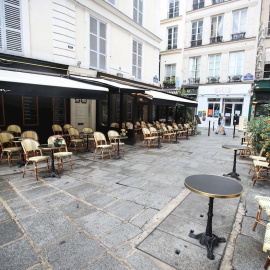 Varios establecimientos cerrados en PArís. - EFE