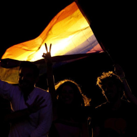 Participantes en el Orgullo de Madrid. EFE/Javier López