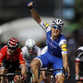 El alemán Marcel Kittel (Quick Step Floors) celebra su victoria en la sexta etapa del Tour de Francia. /EFE